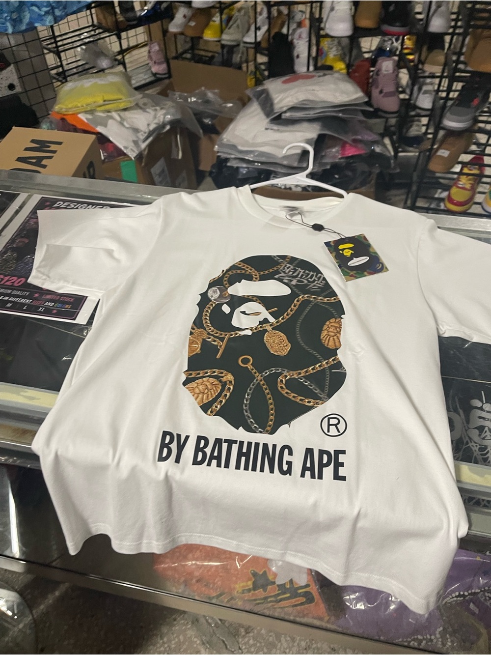 Men’s Graphic Design Tee Size S.